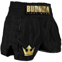 Muay Thai pants Buddha Retro Premium child black / gold
