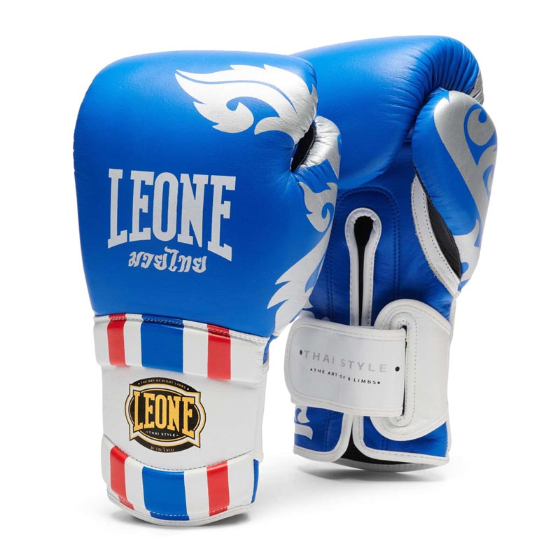 Guantes de boxeo Leone Thai Style Azul > Envío Gratis