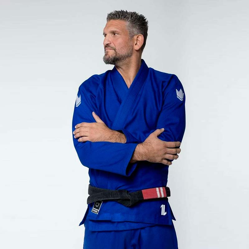 Kimono BJJ Kingz The One azul + Cinturón blanco > Envío Gratis