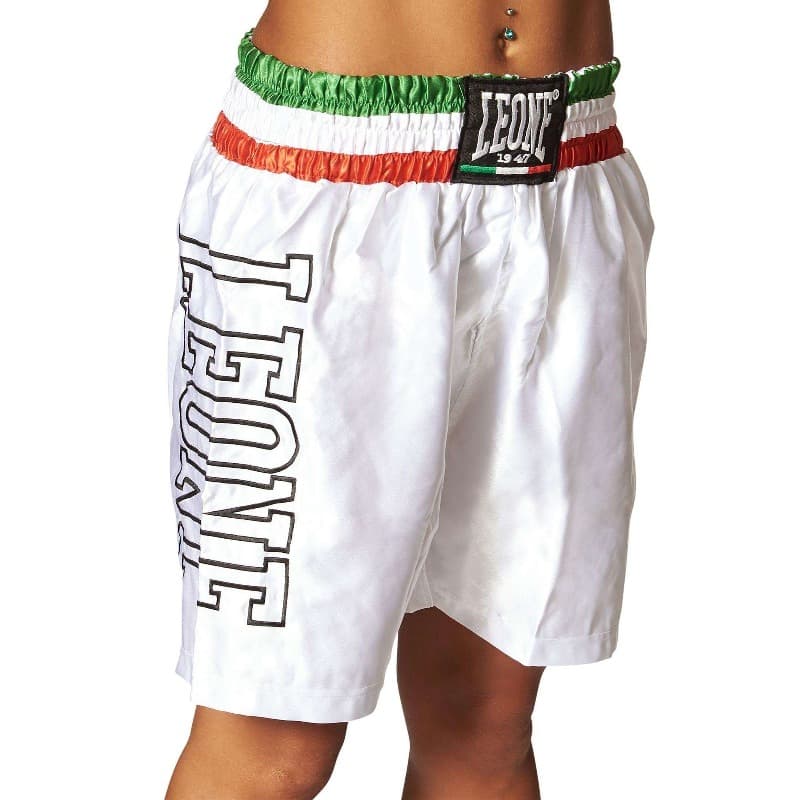Pantalones de boxeo Leone AB733 - blanco > Envío Gratis