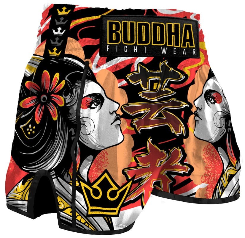 Pantalones Muay Thai Buddha European Geisha > Envío Gratis