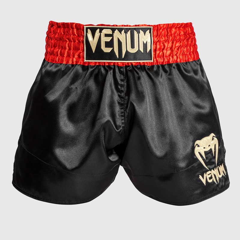 Pantalones de Muay Thai Venum Giant Camo - Negro/Amarillo