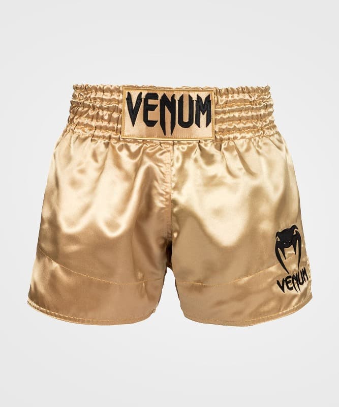 Venum MUAY THAI SHORTS CLASSIC - Pantalón corto de deporte -  black/white/negro 