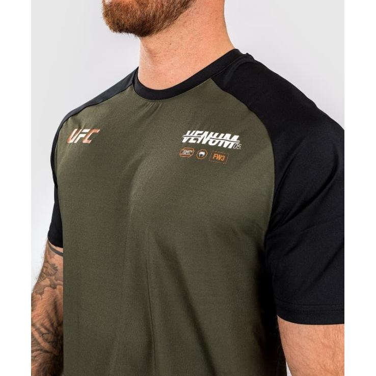 Camiseta Venum UFC Adrenaline dry tech khaki / bronce