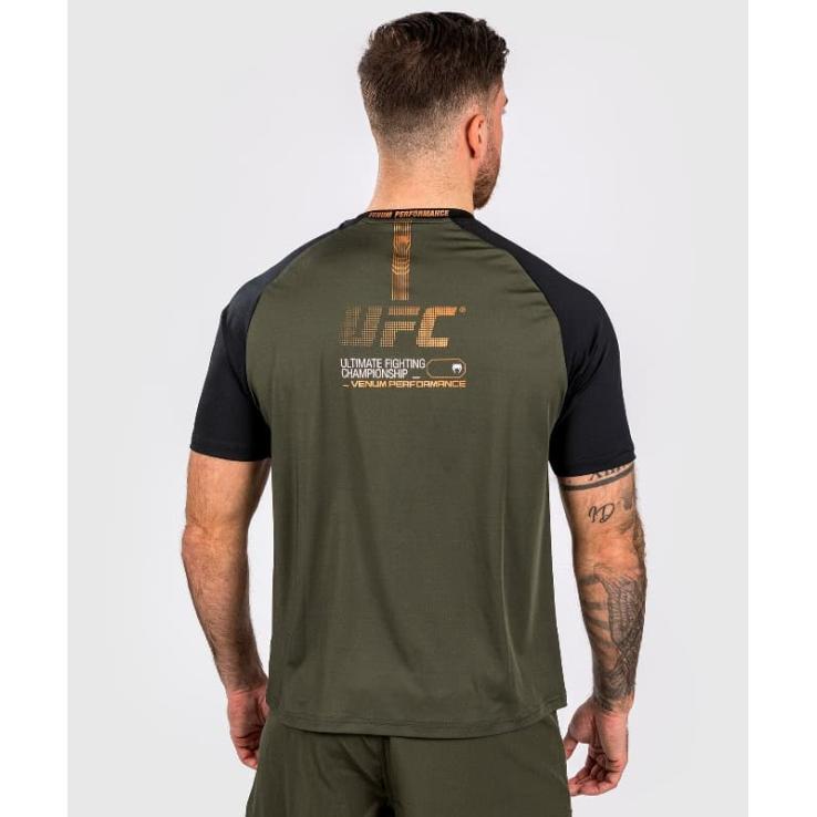 Camiseta Venum UFC Adrenaline dry tech khaki / bronce