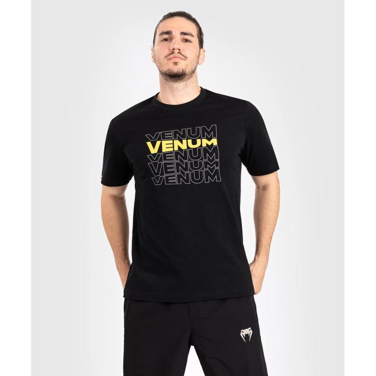 Camiseta Venum Vertigo negra / amarilla