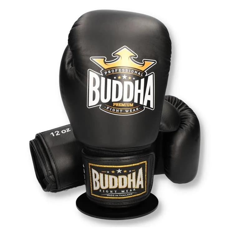 Guantes de boxeo Buddha Thailand Edición Piel - Negros