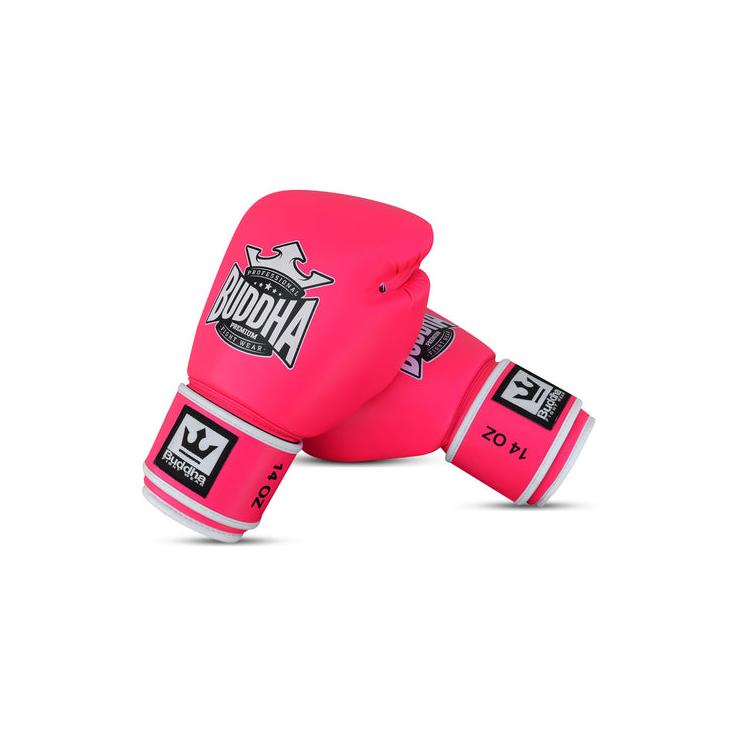 Guantes de boxeo Buddha Top Colors  - rosa flúor