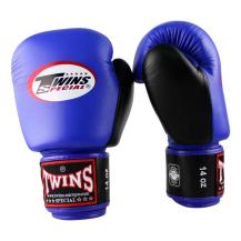 Twins BGVL 3 Retro Blue/Black Leather Boxing Gloves