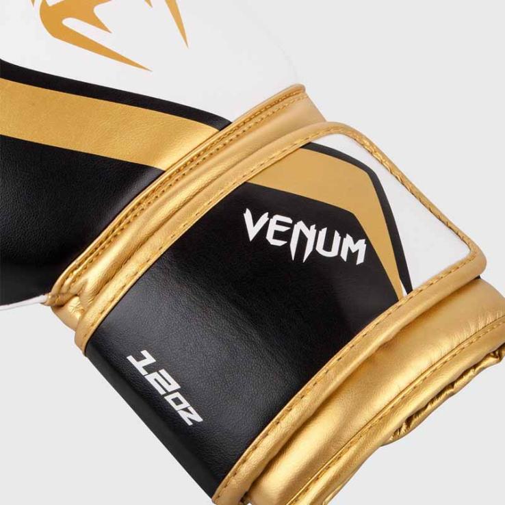 Guantes de boxeo Venum Contender 2.0 negro / blanco oro