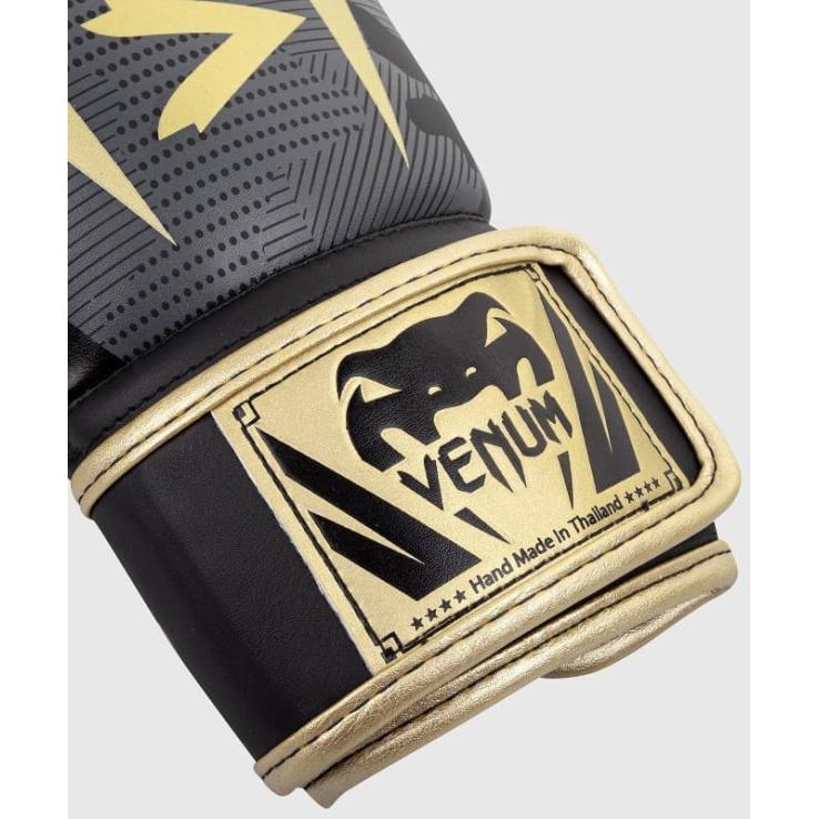 Guantes de boxeo Venum Elite dark camo / gold