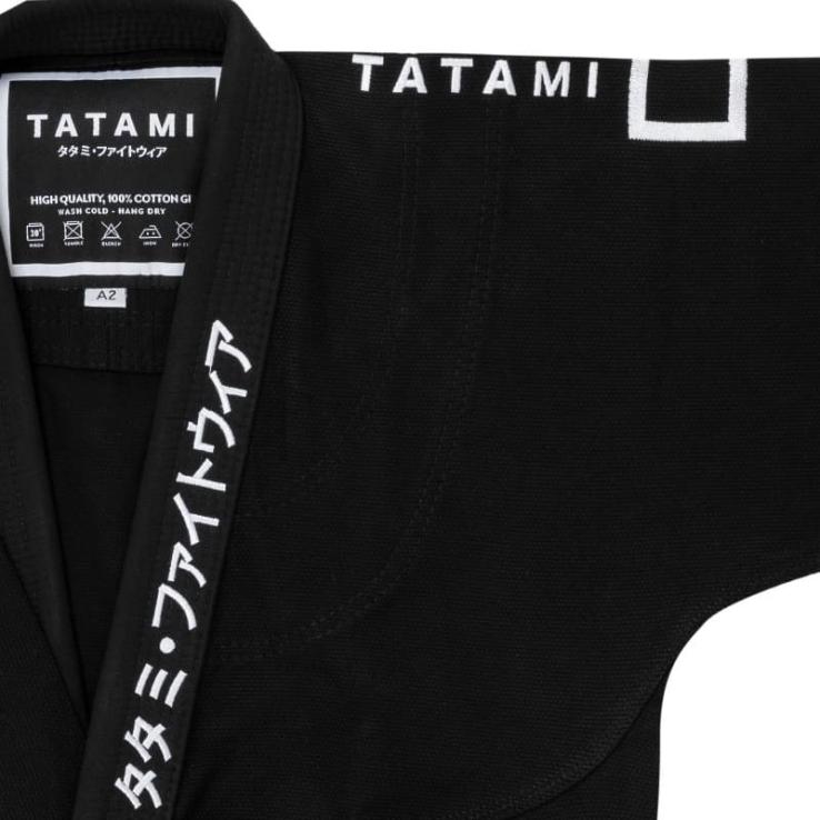Kimono BJJ Tatami Katakana negro