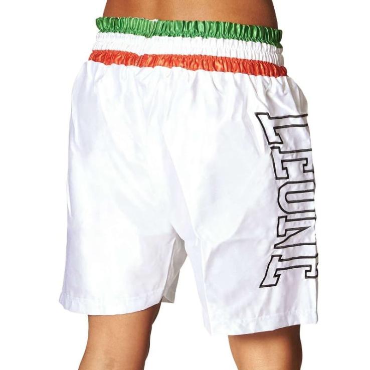 Pantalones de boxeo Leone AB733 - blanco