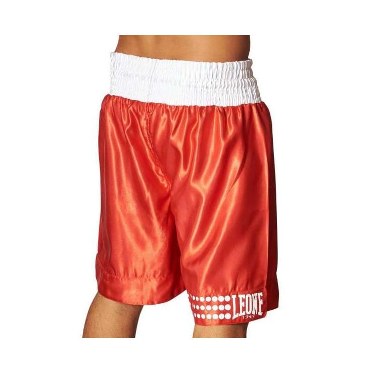 Pantalones de boxeo Leone AB737 - rojo