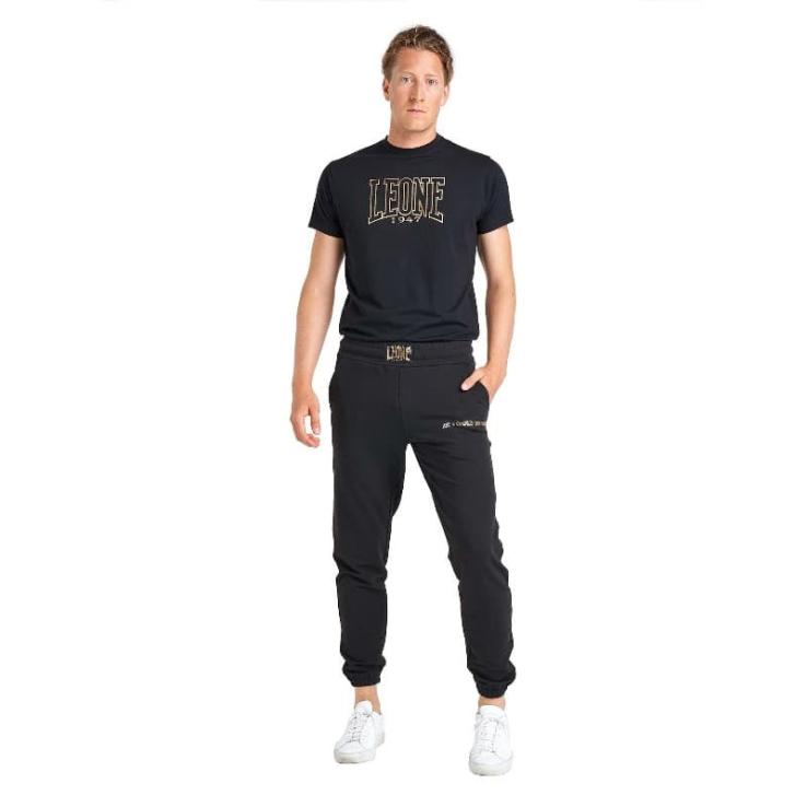Pantalones de chándal Leone Gold Edition negro