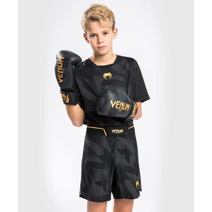 Pantalones MMA niños Venum Razor negro / oro
