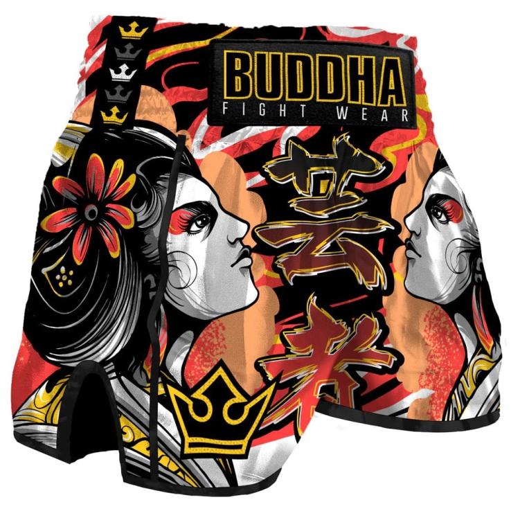 Muay Thai Shorts Buddha Geisha Kids