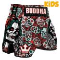 Pantalones Muay Thai Buddha niño European Mexican Rojo