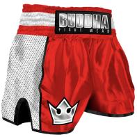 Pantalones Muay Thai Buddha Premium rojo / blanco