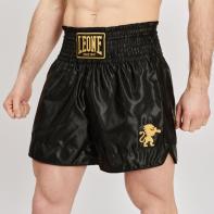 Pantalones Muay Thai Leone Basic 2 - negro/dorado