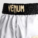 Pantalones Muay Thai Venum Classic  negro / blanco / oro