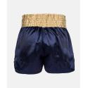 Pantalones Muay Thai Venum Classic azul marino / dorado