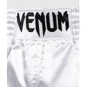 Pantalones Muay Thai Venum Classic blanco  / negro