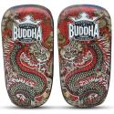 Paos de Muay Thai  Buddha S Piel Curvados Dragon - rojo