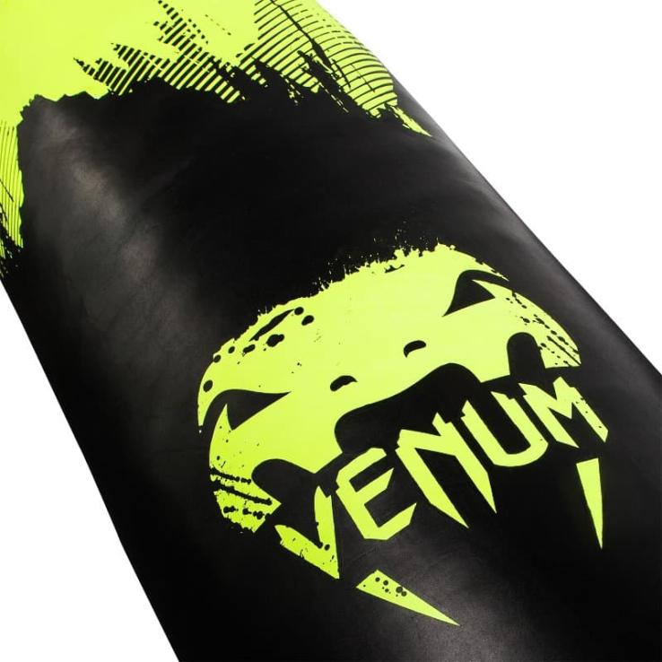 Saco de boxeo Venum Hurricane negro / neo yellow - 150cm 50kg