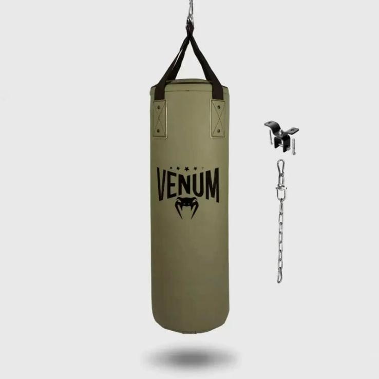 Saco de boxeo Venum Origins khaki / negro  90cm 32kg (sin gancho)