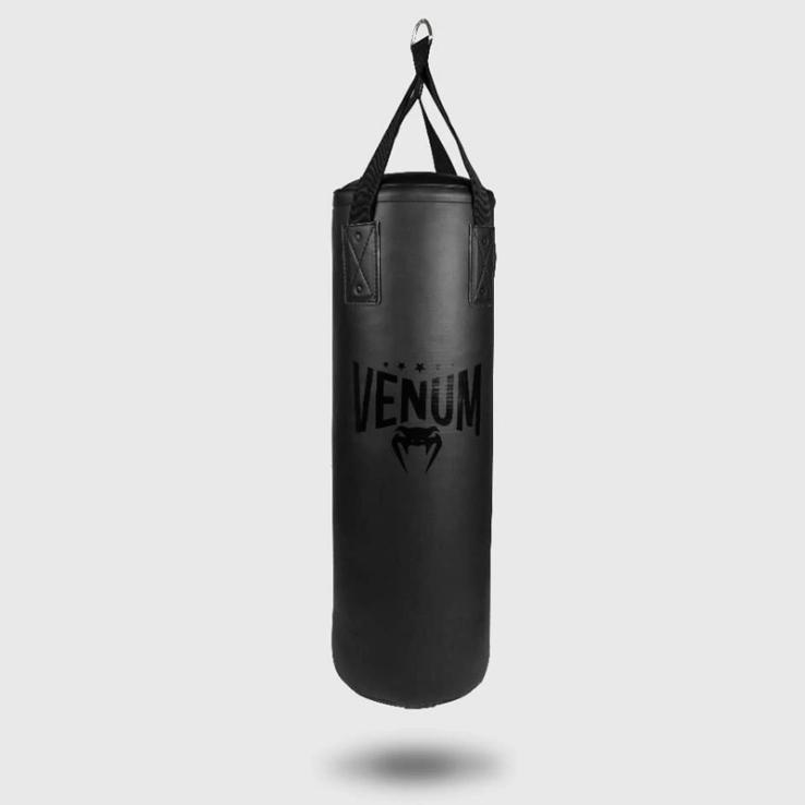 Saco de boxeo Venum Origins negro / negro - 90cm 32kg (sin gancho)