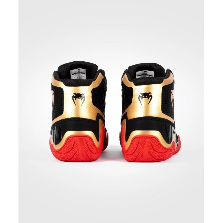 Zapatillas de lucha Venum Elite / negro / dorado / rojo